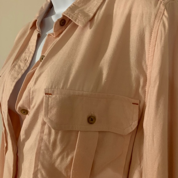 NWT! - button down shirt in blush - Picture 4 of 10